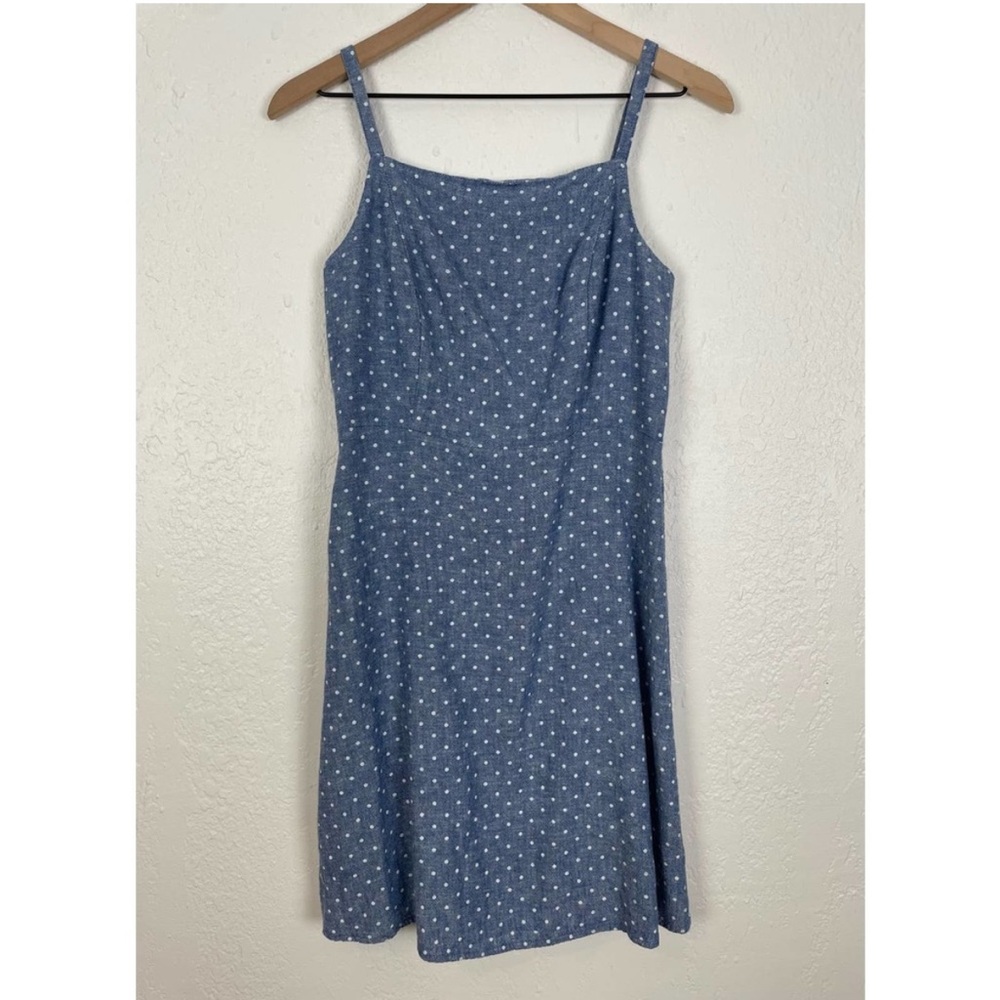 Old Navy Blue Polka Dot Mini Dress